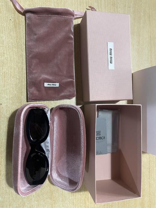 【超惠秒】MIU MIU 女士 大胆精致魅力椭圆形醋酸纤维太阳镜12530 商品图7