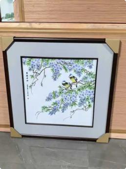 水点紫藤瓷板画系列 商品图0