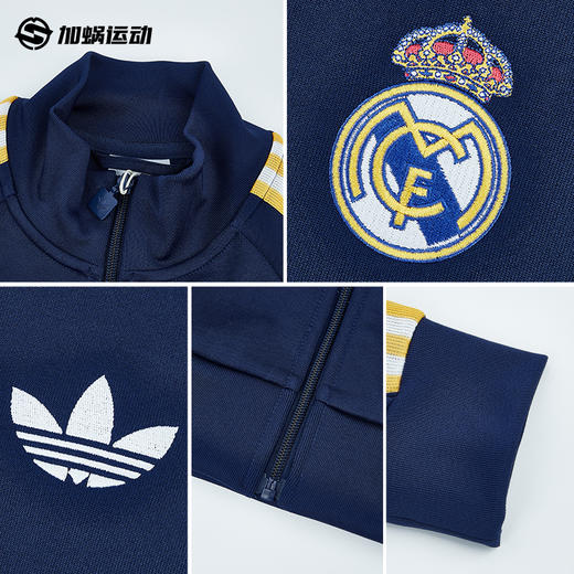 SFS阿迪达斯Adidas 25/26皇马三叶草球员出场夹克外套KE3846 商品图2