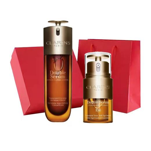 春日限定【可溯源】「部分规格送礼盒礼袋」Clarins娇韵诗（第九代）双萃精华50ml+眼部精华20ml 商品图9