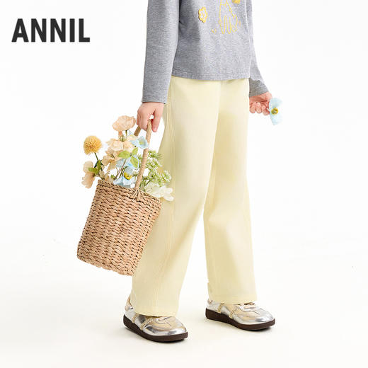 【实体店同款】女童梭织裤春季新款安奈儿童装AG616115 商品图1