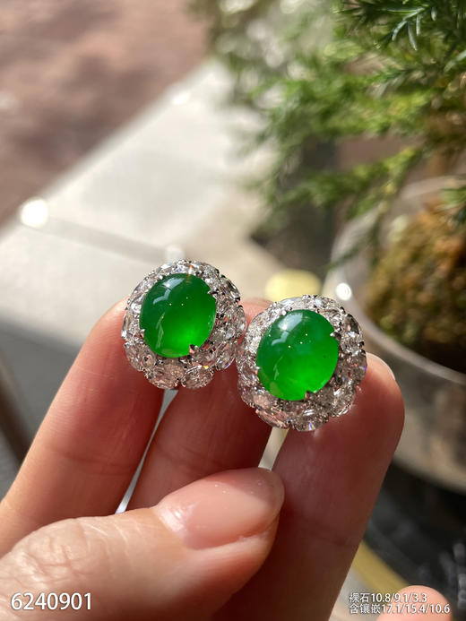 蛋面耳钉【6240901】具体价格微信咨询 商品图3