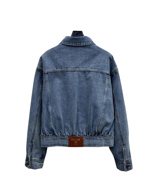 女款拉链牛仔外套la008 商品图1