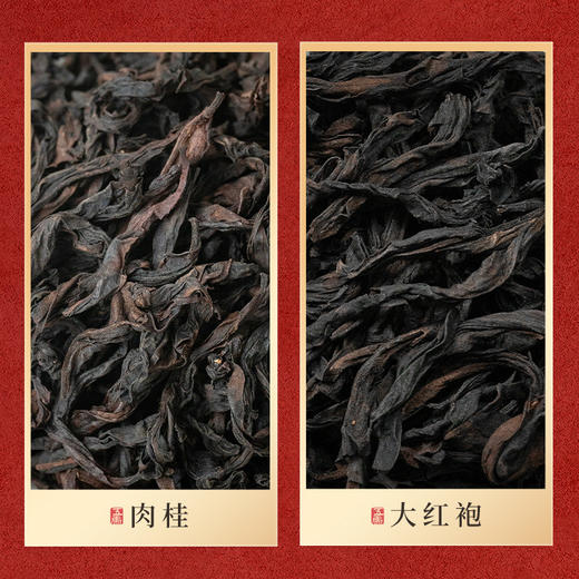 【春季茶礼】茶叶 肉桂 大红袍 武夷岩茶 乌龙茶 茶叶礼盒  福禄 茶饮 五虎 256g 商品图3