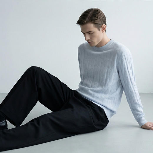 KINGDEER/KD 秋冬新款男式长袖羊绒衫L805687鹿王 商品图6