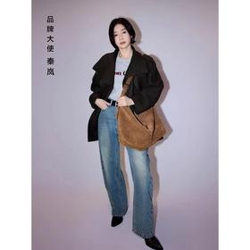 一店k （重工水洗！罕见竹节纹理纯棉牛仔！）这条弯刀裤的设计真的爱死了！好绝的版型！不愧是M0C0的年度神裤！腿型不满意的姐妹闭眼冲！焊在腿上的怀旧风弯刀牛仔裤