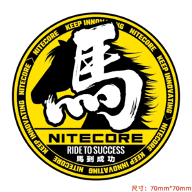 NITECORE奈特科尔户外背包徽章生肖马士气章贴魔术贴