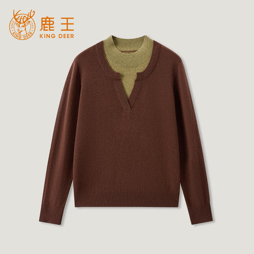 KINGDEER/KD 秋冬新款女式长袖羊绒衫L805814鹿王 商品图4