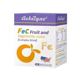 澳贝高FeC果蔬汁复合饮品(铁+维生素C）360ml/盒（12ml*30）