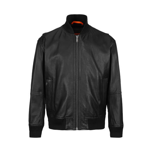 【新品超惠秒】BOSS 男士新晋保暖防风防水户外休闲 羊羔皮皮衣夹克外套 12519 商品图0