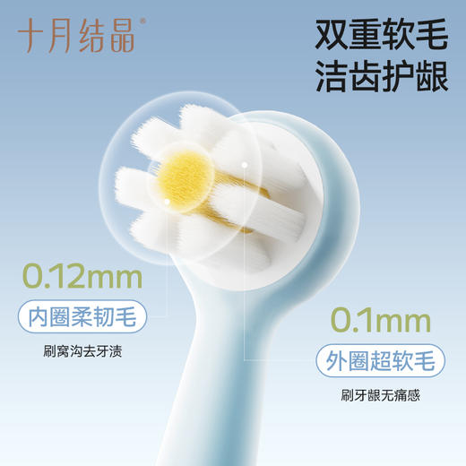 儿童牙刷婴幼儿换牙期软毛口腔清洁乳牙软毛宝宝牙刷0-2 商品图2