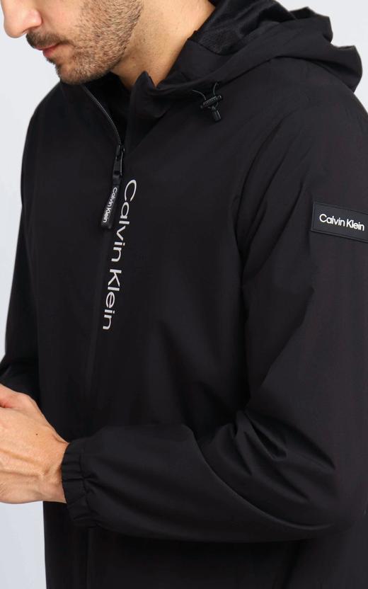 元单西K 黑色防泼水 连帽风衣外套 WT964 商品图1