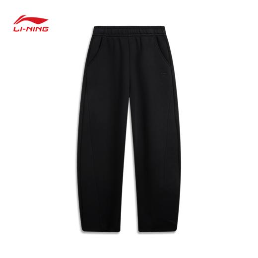 李宁日进斗金系列女子直筒吸汗舒适易去污宽松卫裤AKLW188 商品图1