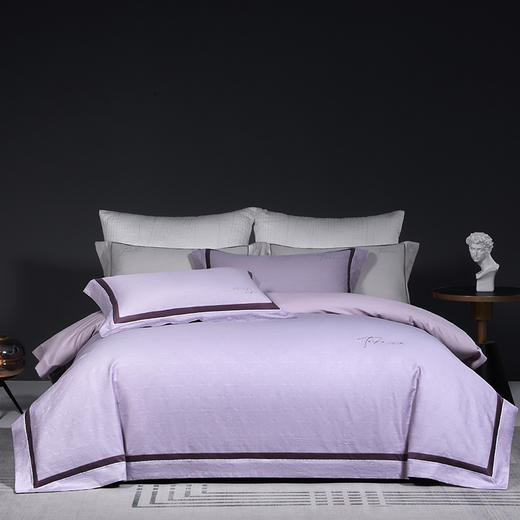 多喜爱 经典系列厚织提花新绒棉 宫玺典藏系列A面60S厚织提花B面50S天丝棉【刺绣】【拼接工艺】【礼盒包装】 商品图13