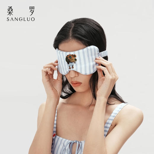 查理小狗』桑罗眼罩桑蚕丝亲肤舒适遮光单支装男女适用 商品图4