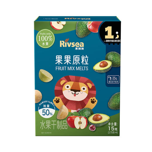 禾泱泱果果原粒-西梅/莓莓原粒-混合口味/桃桃原粒/果果原粒15g 商品图1