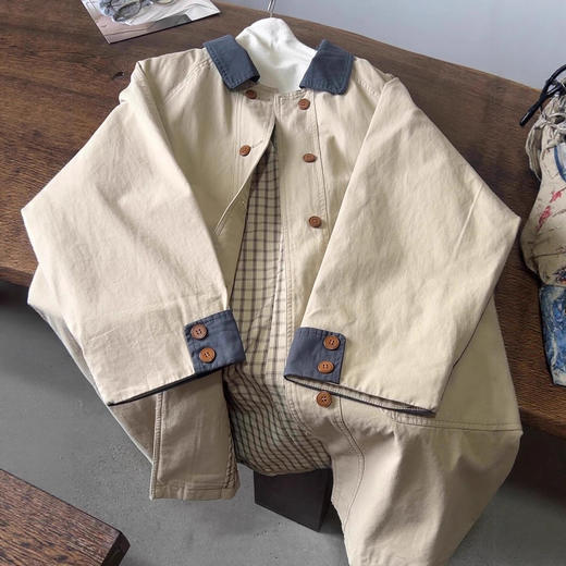 【春季新款风衣外套】巨好看的小个子中长款 正流行爆款韩版薄款  商品图0