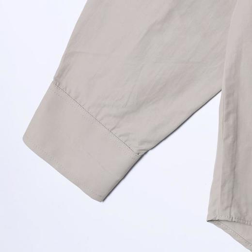 24171SDSA男士春夏新款痞帅男装韩版简约纯色设计感长袖衬衫百搭休闲 商品图3