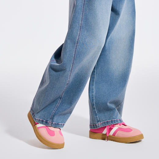 【英氏】【140-170】女童春秋款云朵弯刀牛仔裤 商品图4