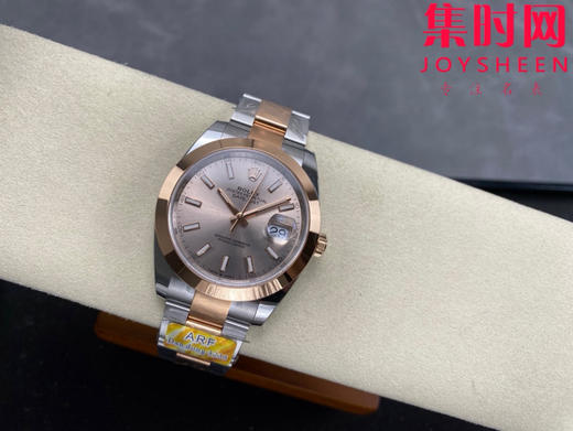 ARF劳力士日志型41mm 间玫金光圈 丹东3235机 板带 三珠链 904L钢 男士腕表 商品图4