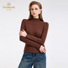 【四色可选】乔万尼轻奢百搭半高领保暖长袖羊毛修身打底衫EZ4C192 商品缩略图2