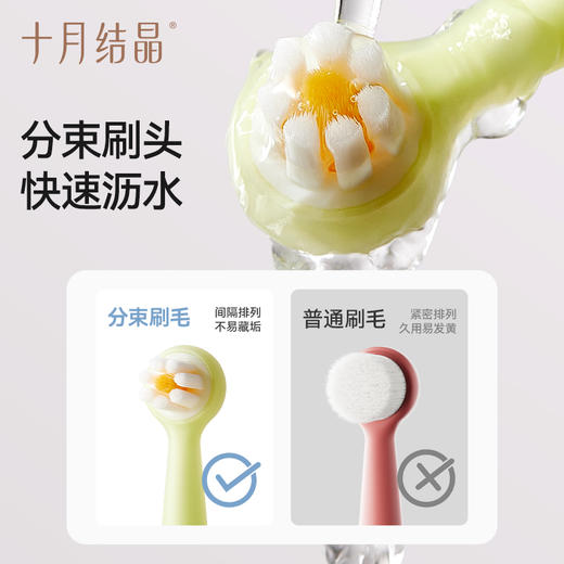 儿童牙刷婴幼儿换牙期软毛口腔清洁乳牙软毛宝宝牙刷0-2 商品图3