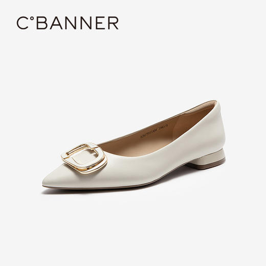 【上新】【静音系列】千百度扣饰低跟浅口单鞋女2026春季晚晚鞋A26179311 商品图1