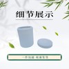 低温手作无色土白色直筒小可降解骨灰坛骨灰盒骨灰罐寿盒 商品缩略图1
