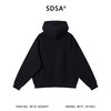 88168SDSA男士秋冬新款痞帅男装韩版简约胶带印花设计拉链连帽卫衣百搭 商品缩略图4