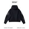 56017SDSA春夏新款痞帅男装韩版潮牌磨白拼接拉链连帽夹克外套百搭时尚 商品缩略图5