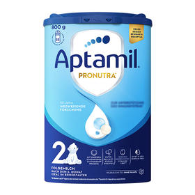 [极速送达]德国 爱他美（Aptamil）婴儿配方奶粉易乐罐蓝罐 800g 2段
