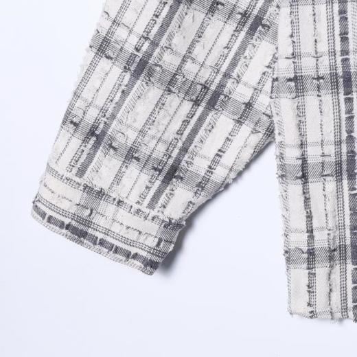 26736SDSA男士秋冬新款痞帅男装韩版撞色格子连帽衬衫外套百搭休闲衬衣 商品图4