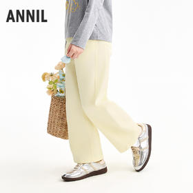 【实体店同款】女童梭织裤春季新款安奈儿童装AG616115