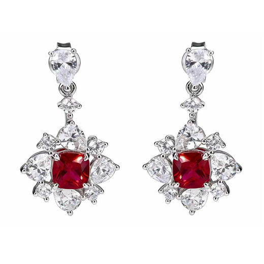 发顺丰【任2件减20】古蝶高级定制培育蓝宝石红宝石祖母绿系列项链手链戒指耳钉【配证书+精美首饰盒+礼袋】皇室经典戒指/粉宝系列预售7-10天发 商品图6