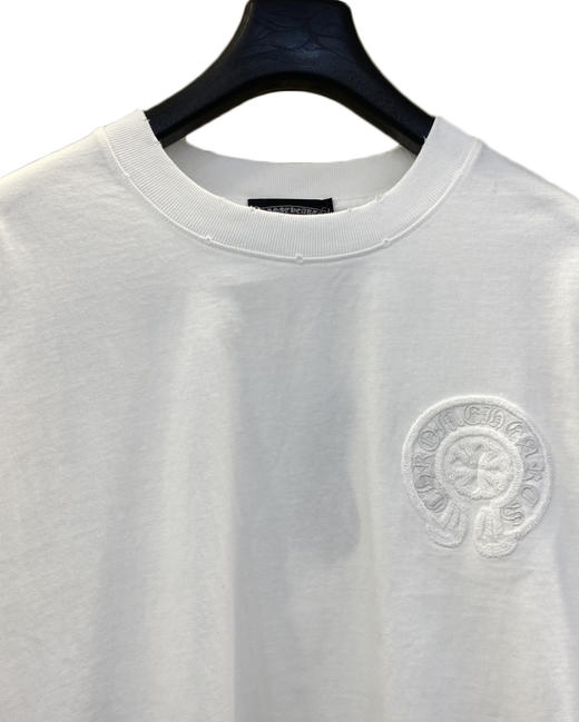 中性款刺绣破损棉质短袖T恤ba009 商品图2