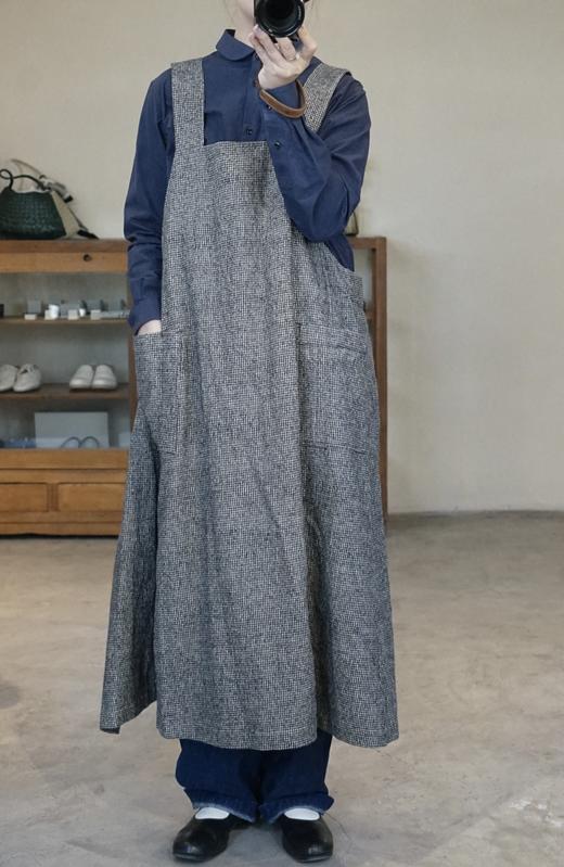 Charpentier de Vaisseau 千鸟格纹双面穿背带连衣裙 商品图3