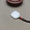 新年特惠！新疆和田玉且末料羊脂玉雅致小方平安牌 126-19 商品缩略图4