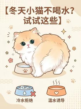 冬天猫不喝水？不是它懒，是你不懂他！