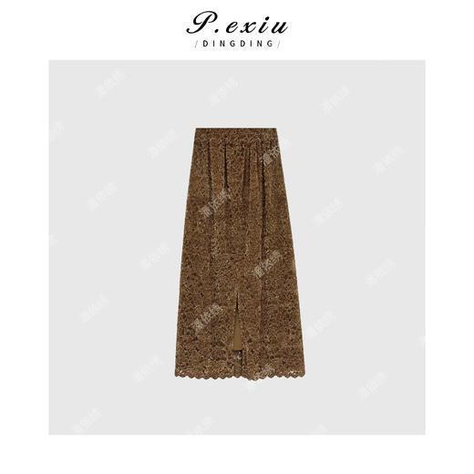 法式复古立体蕾丝加绒半身裙 Q9068 商品图1