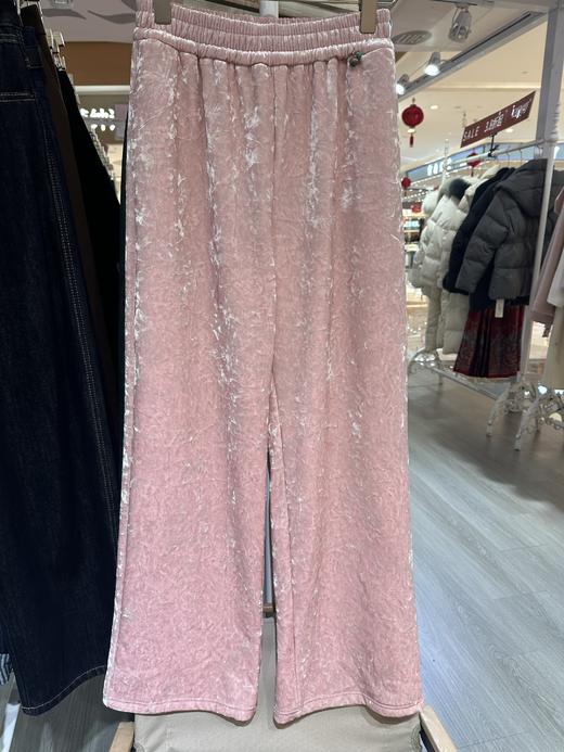 【门店同款】ENJOY冬季光泽感丝绒阔腿裤 155765497 商品图0