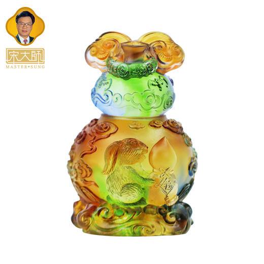 宋韶光大师2026马年吉祥物福寿康宁葫芦彩色古法琉璃摆件桌面摆件 商品图8