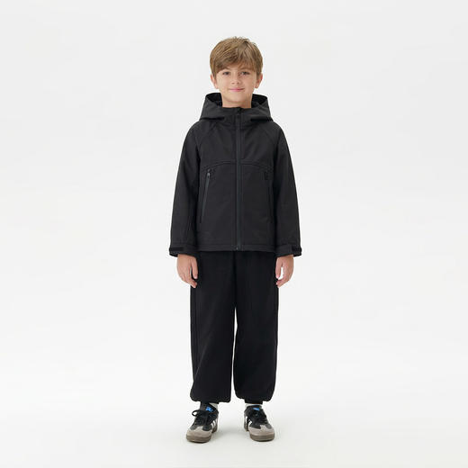 马克珍妮户外多功能男童机能软壳外套2026年春装新款560257 商品图2