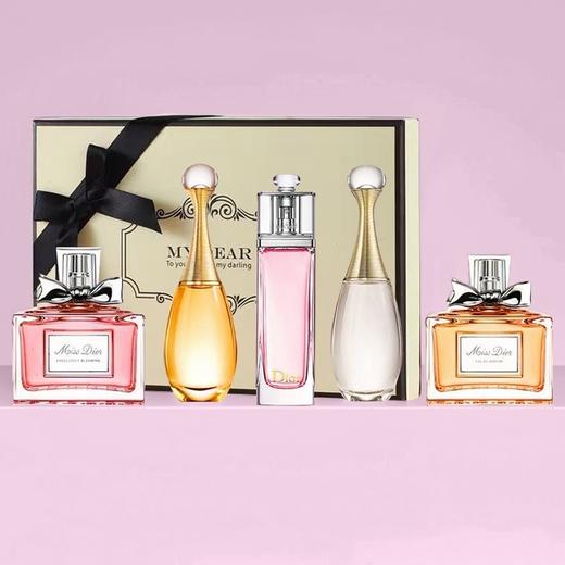 春日限定【抢先购】DIOR迪奥蝴蝶结香水小样五件套（真我淡香水5ml+甜心小姐5ml+粉红魅惑5ml+真我浓香水5ml+粉色花漾5ml）-海淘香港直邮-x_bba 商品图6