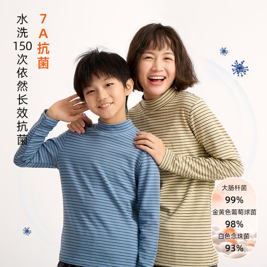 现货速发  2026年冬季新品抗菌插肩半高领打底衫 商品图1