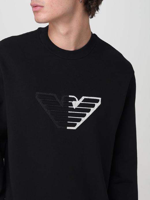 E.@ 春秋棉质混纺弹力刺绣圆领卫衣 WY018 商品图0