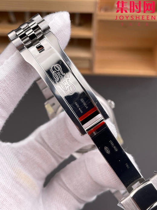 ARF劳力士日志型36mm 蓝色波浪格子纹 丹东3235机 五珠链 904L钢 男士腕表 小手腕福音 商品图6