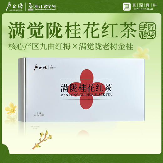 卢正浩特色满觉陇桂花红茶桂花九曲红梅48g 商品图0