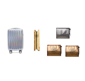 【加赠品】CROWN皇冠拉杆箱CF5249H彩虹银20寸-S 商品图0