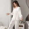 芬腾春秋季女士睡衣长袖套头套装女款宽松休闲大码全棉家居服 商品缩略图2