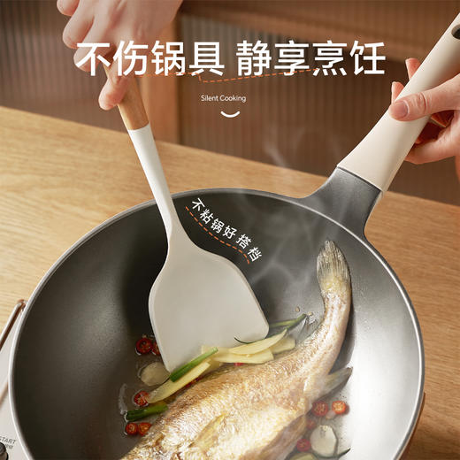 kimscook硅胶铲食品级耐高温硅胶铲子不粘锅专用锅铲勺子铲子套装 商品图3